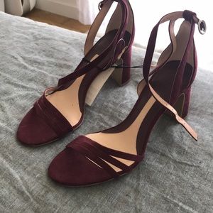 Burgundy heels